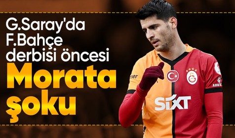 Galatasaray'ın yıldızı Alvaro Morata sakatlandı! Fenerbahçe derbisinde yok