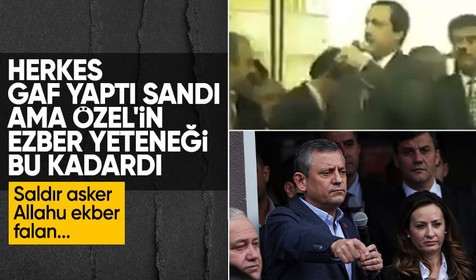 Özgür Özel, Erdoğan'ın hapse girmesine neden olan şiiri yanlış okudu