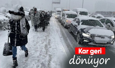 İstanbul ve Ankara'ya yeniden kar geliyor! Kar yağışı ne kadar sürecek?