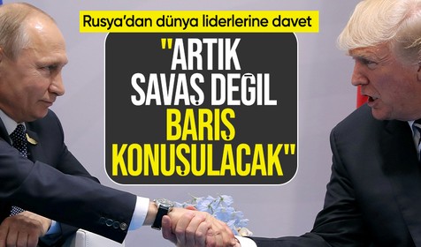 Kremlin'den ABD ile diyalog mesajı: Artık savaşı değil, barışı konuşacağız
