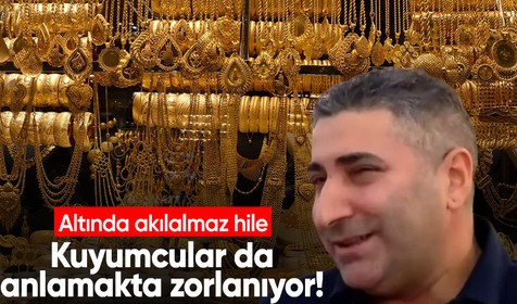 Kuyumcular da anlamakta zorlanıyor! Altında akılalmaz hile! İçine kum, alçı koyup...