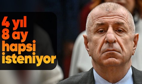 Ümit Özdağ'a "Cumhurbaşkanı'na alenen hakaret" suçundan 4 yıl hapis talebi