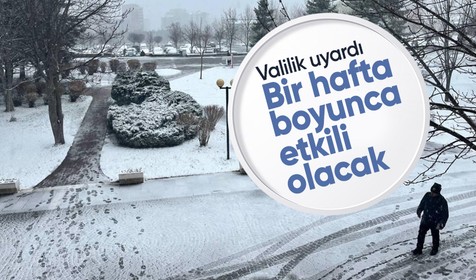 Ankara Valiliği'nden soğuk hava ve kar uyarısı