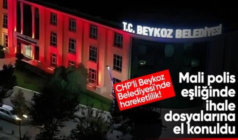 Beykoz Belediyesi'ne ihale soruşturması: Ekipler çok sayıda dosyaya el koydu