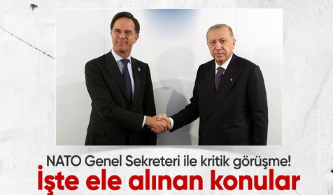 Cumhurbaşkanı Erdoğan NATO Genel Sekreteri Rutte ile görüştü! İşte ele alınan konular