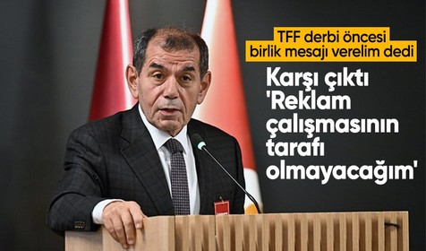 Dursun Özbek’ten TFF’ye sert yanıt: Bu reklam çalışmasının tarafı olmayacağım
