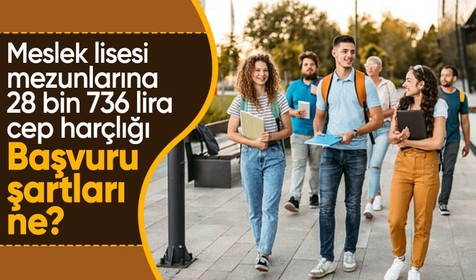 Bakan Işıkhan duyurdu: Meslek lisesi mezunlarına 28 bin 736 lira cep harçlığı geliyor! Şartları ne?