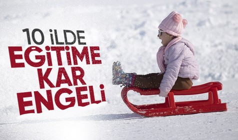 10 ilde eğitime "kar" engeli! İstanbul'da da okullar tatil edildi
