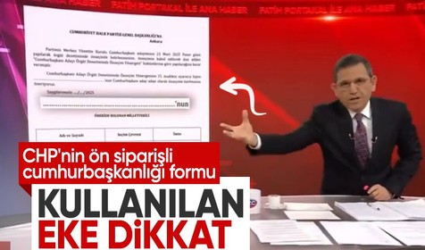 CHP'den ön siparişli cumhurbaşkanlığı formu! Fatih Portakal eleştiri yağmuruna tuttu