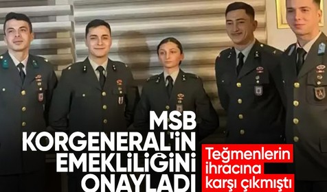 Teğmenlerin ihracına karşı çıkmıştı! Korgeneral Tevfik Algan emekli oldu