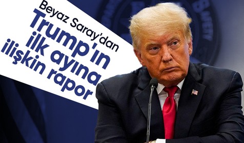 Beyaz Saray, Trump'ın ilk ayındaki icraatlarını yayınladı