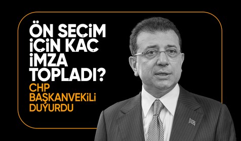 CHP'de ön seçim için İmamoğlu'na 116 imza verildi