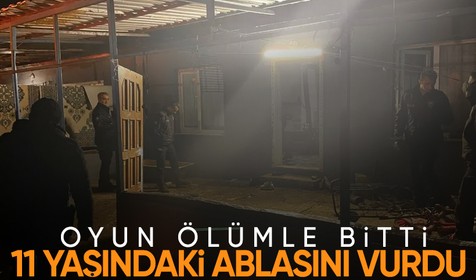 Çocukların oyunu ölümle bitti: Kazayla 11 yaşındaki ablasını vurdu