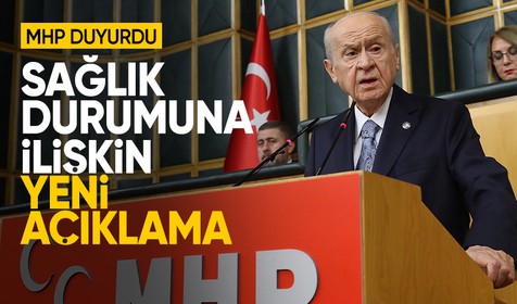Devlet Bahçeli'nin sağlık durumuna dair yeni açıklama: "Çok yakında mesaisine geri dönecek"