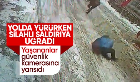 Giresun'da yolda yürürken silahlı saldırıya uğradı