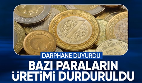 Küçük madeni paralar tedavülden kalkıyor: Darphane üretimi durdurdu