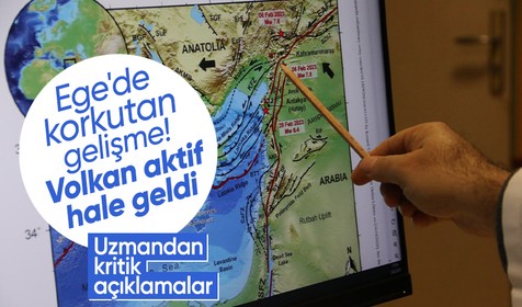 Yunanistan'dan korkutan açıklama! Santorini'deki volkan aktif hale geldi