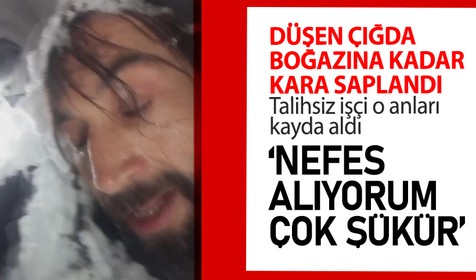 Şırnak Beytüşşebap’ta karla mücadele ekiplerinin üstüne çığ düştü