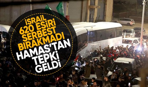 İsrail esirlerin serbest bırakılmasını erteledi: Hamas’tan ateşkes tepkisi!
