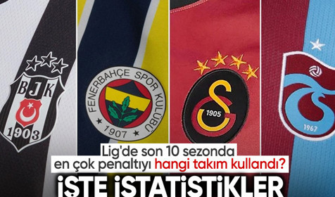 Tartışmalar bitmek bilmiyor! İşte Süper Lig'de son 10 sezonda en çok penaltı atan takım
