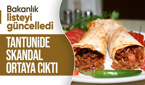 Bakanlık listeyi güncelledi: Tantunide at ve eşek eti çıktı