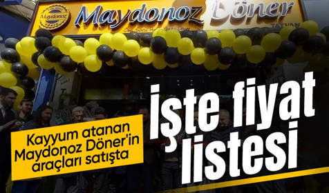 Kayyum atanan Maydonoz Döner'in arabaları satışa çıktı! İşte fiyat listesi