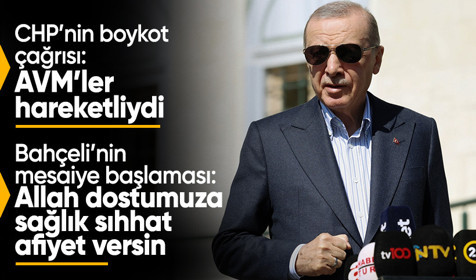 Erdoğan'dan boykot ve Bahçeli açıklaması