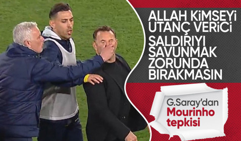 Galatasaray Fenerbahçe'nin Mourinho savunmasına tepki gösterdi