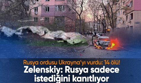 Rusya, Ukrayna’yı vurdu: 14 ölü