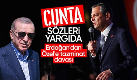 Cumhurbaşkanı Erdoğan'dan Özgür Özel'e 500 bin liralık tazminat davası