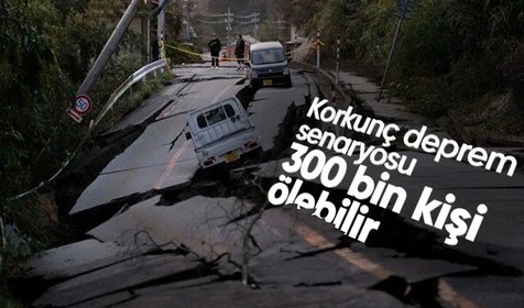 Japonya için korkunç deprem senaryosu! 300 bin kişi ölebilir