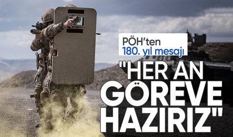 PÖH’ten 180. yıl mesajı: “Her an göreve hazırız”