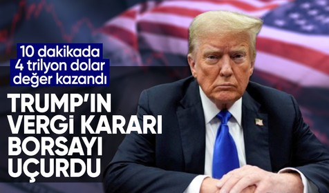 Trump'ın vergi kararı ABD borsasını yükseltti