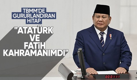 Endonezya Cumhurbaşkanı TBMM'ye hitap etti: Gençken kahramanım Mustafa Kemal Atatürk ve Fatih Sultan Mehmet'ti