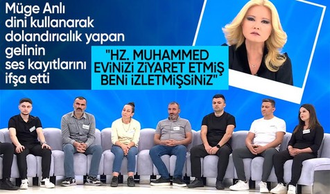 Eşini mehdi, kayınbiraderini Hz. Hamza ilan eden kadın, aileyle yüzleşti! Müge Anlı ses kayıtlarını paylaştı