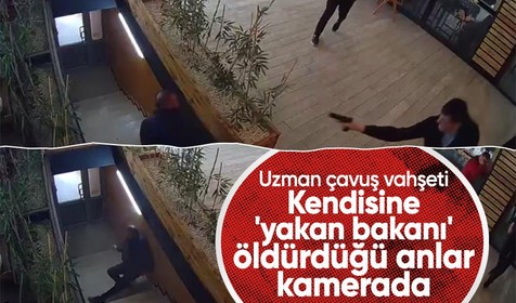Kars'ta maganda uzman çavuş cinayeti! Kendisine yan bakan genci öldürdüğü anlar kamerada