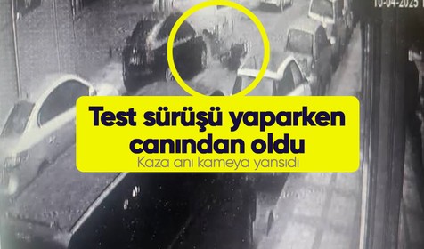 Motosiklet tamircisi test sürüşü yaparken park halindeki araca çarparak hayatını kaybetti