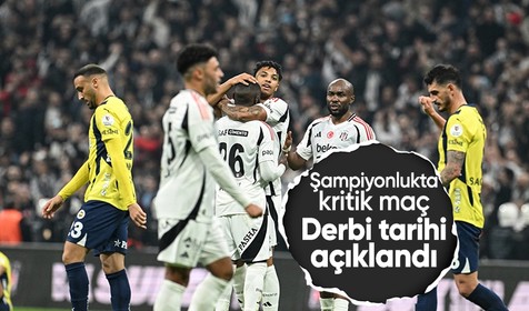 Trendyol Süper Ligi'nde Fenerbahçe-Beşiktaş derbisinin tarihi açıklandı