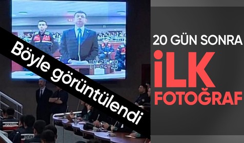 Ekrem İmamoğlu’nun Silivri Cezaevi’nden ilk fotoğrafı takım elbiseyle oldu