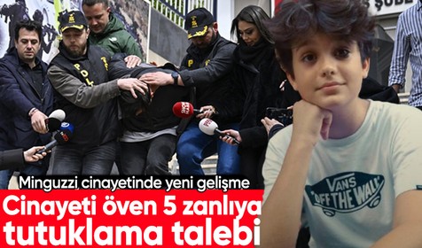 Minguzzi'nin ailesini tehdit eden 5 zanlıya tutuklama talebi