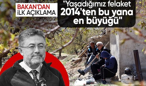 Don felaketinin ardından Tarım ve Orman Bakanı Yumaklı'dan ilk açıklama