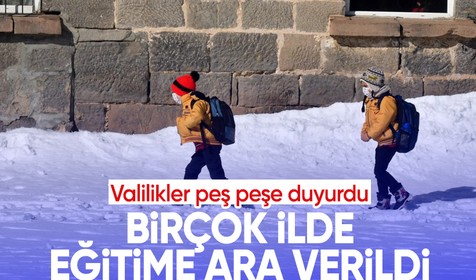 Bitlis, Muş, Karabük, Kastamonu ve Bartın'da eğitime 1 gün ara verildi