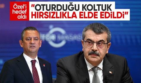 Bakan Tekin'den Özgür Özel'e sert eleştiri: Oturduğu koltuk hırsızlıkla elde edildi