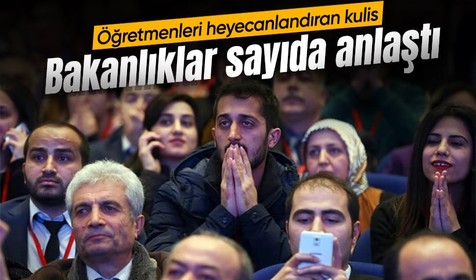 Öğretmenler için heyecanlandıran kulis! Bakanlıklar 30 bin atama için anlaştı