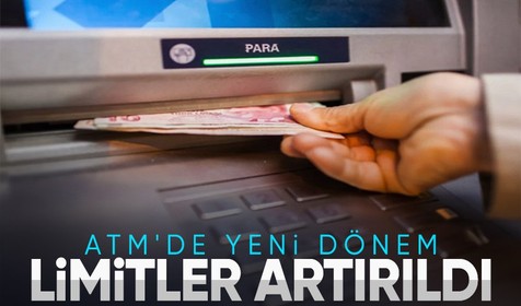 ATM'de yeni dönem: Günlük para çekme limiti 20 bin TL’ye yükseldi