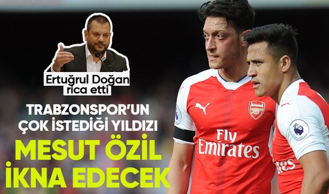 Trabzonspor geçen yıl elinden kaçırdığı yıldızı bu sezon kadrosuna katmak istiyor! Mesut Özil'i devreye soktu