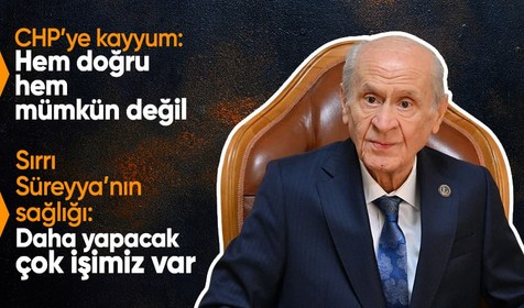 Bahçeli'den 'CHP'ye kayyum atanacak' iddialarına tepki: Bunları diyenler içimize kadar yuvalanmış şeytanlardır