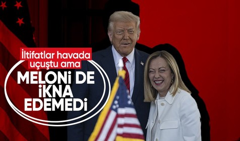 Meloni'den AB'ye katı vergiler uygulayan Trump'a ziyaret: İkna edemedi