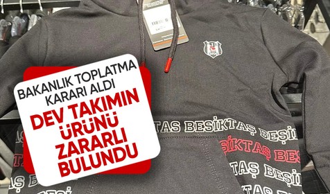 Beşiktaş’ın çocuk sweatshirtlerine yasak geldi! Bakanlık piyasadan toplatma kararı aldı