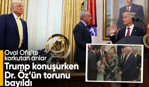 Dr. Öz'ün torunu Trump'ın konuşması sırasında bayıldı